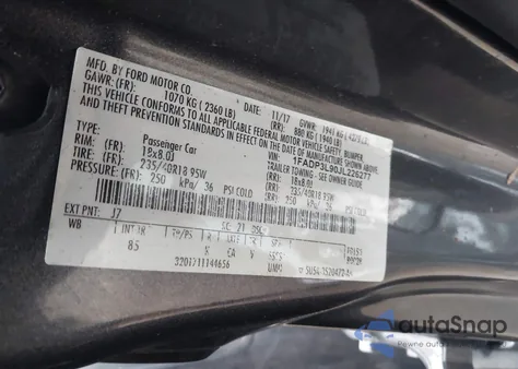 2018 Ford Focus St from USA, damaged, VIN 1FADP3L90JL226277